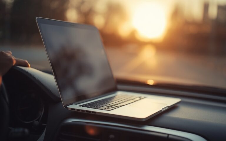 Laptop in a Hot Car