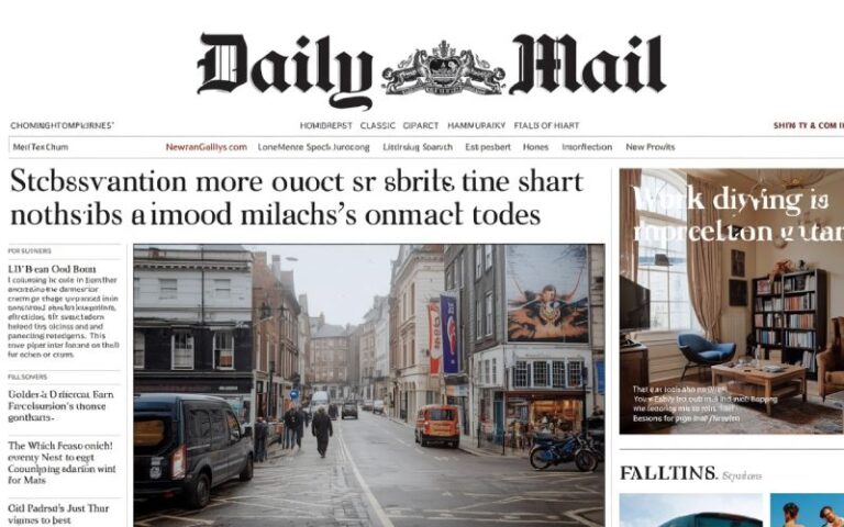 Daily Mail Classic Homepage UK